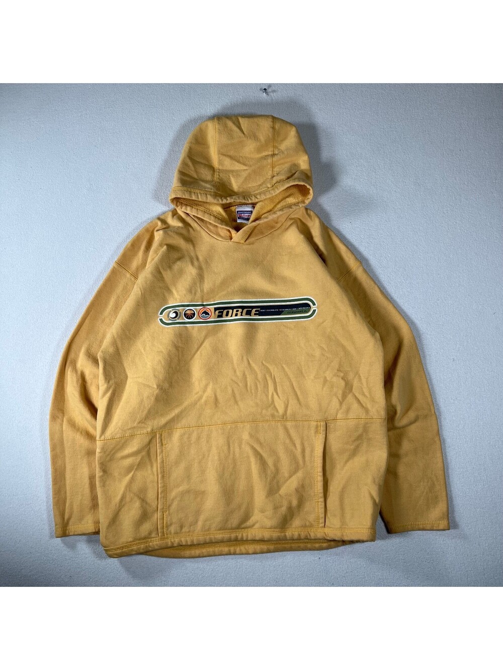 Vintage Seaworld Force Graphic Ocean Hanes Pull Over Hoodie Sz L